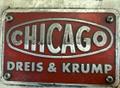 8' X 12GA CHICAGO DREIS &amp; KRUMP HBPU812-6 HYDRAULIC BOX-N-PAN FINGER BRAKE. STOCK # 0980126