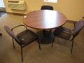 Round 47" Table and 3 Matching Chairs- Auction Item