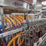 Accutec Bottling Line, 2019 – with 10-Head Filler, Capper, Cooling Tunnel, Labeler, Neck Bander, Induction Sealer, Wolf Bagger