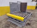 20,000 LBS X 54" X 36" BRANER HYDRAULIC COIL CAR UPENDER WITH POWER FEED CONVEYOR: YOBRO #25238