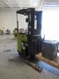 Clark Electric Standing Reach Forklift with Hobart 24V Charger, 4000 LB Load Capacity- Auction Item