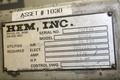 12-3/4" X 12-3/4" HEM MODEL #100A HORIZONTAL BAND SAW: STOCK #63191