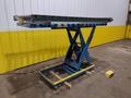 3,500 LBS X 30" X 96" BISHAMON ROLLER TOP HYDRAULIC LIFT TABLE: STOCK #20965