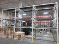 Pallet Racking Back to Back, Tab and Slot Style (8) 14'x32" Uprights, (18) 8' Shelves with Steel Plate Decking, *No Contents*- Auction Item