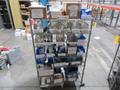 Rolling Wire Shelf with Contents of Assorted Hardware and Fasteners- Auction Item
