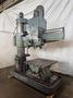 5' X 15" WEBO RADIAL ARM DRILL. STOCK # 0222126