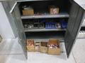End Mills and Hardware in 2 -Door Metal Cabinet- Auction Item