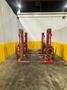 (4) 15,000 LBS ROTARY MODEL #HP415-100 HEAVY DUTY MOBILE COLUMN LIFT JACKS: YOBRO #24470