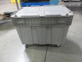Plastic Rolling Storage Tote- Auction Item