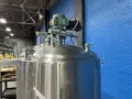 CHERRY-BURRELL CORP. APPROX. 374 GAL / 50” DIAMETER, 44” H STAINLESS STEEL PROCESSING TANK  -  3091