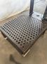 60" X 60" ACORN WELDING TABLE WITH STAND &amp; HYYDRAULIC PRESS. STOCK # 0878726