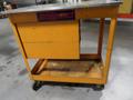 2-Drawer Cart and Contents with 20" x 30" Aluminum Top- Auction Item