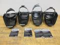 Jackson Safety Welding Helmets, (4pcs) Fixed Shade with New Hardened Glass Filler Plates- Auction Item