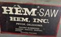 12" (305mm) X 12" (305mm) HEM 1000AH HORIZONTAL 
BAND SAW (13210)