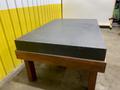 6&#039; X 4&#039; X 6&quot; BLACK GRANITE PRECISION LAYOUT SURFACE PLATE WITH STAND: STOCK 16237