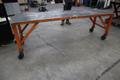 Portable Steel Table, On Casters 96&quot; x 26&quot; x 32&quot;- Auction Item