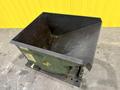 1/2 YARD (46" x 36" x 30") X 5000 LBS AMERICAN PORTABLE DUMP HOPPER ON CASTERS: STOCK 20071