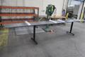 Long Electric Adjustable Height Work Table 18" Top and Work Stops- Auction Item