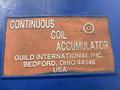 10" WIDE GUILD MODEL #CCA-9 STRIP COIL ACCUMULATOR: YOBRO #25250