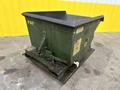 1/2 YARD (46" x 36" x 30") X 5000 LBS AMERICAN PORTABLE DUMP HOPPER ON CASTERS: STOCK 20071