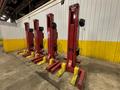 (4) 18,000 LBS ROTARY LIFT MODEL #MCH418U100 WIRELESS BATTERY VEHICLE COLUMN JACK LIFTS: STOCK #23488
