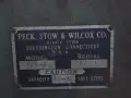 PECK, STOW, &amp; WILCOX 14-16 SOFT STEEL MANUAL SLIP ROLL MACHINE   -  416-E