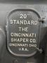 20&quot; CINCINNATI HORIZONTAL SHAPER. STOCK # 0238325