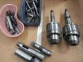 Jacobs Keyed Drill Chucks (2) No. 18N, On MT #3 &amp; #4, with Extra Keys and Morse Taper Adapters- Auction Item