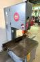 18" Grob Vertical Band Saw 4V-18, 40-5000 FPM, 28" x 24" Air-Hyd. Feed Tbl.