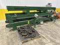 SWEED LOAD CLAMP &amp; TURNER / PACMAN FLIPPER SYSTEM WITH POWERED INFEED &amp; OUTFEED CONVEYORS: STOCK #22075