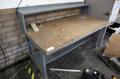 Steel Frame Work Bench with Particle Board Top and Upper and Lower Shelves- Auction Item