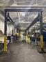 (2) 3 TON x 12' WIDE x 60' LONG CRANE WORKS / HARRINGTON FREE STANDING BRIDGE CRANE SYSTEM: YOBRO #24680