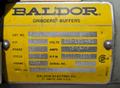 BALDOR 8123W 8″ Pedestal Grinder w/ Short Stop SS-4G-5 Clutch Brake USED