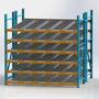 Engineered Products Selectrak Roller Conveyor Sections and Mounting Brackets,  Can Be Mounted On Pallet Racking- Auction Item