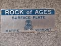 8&#039; X 4&#039; X 14&quot; ROCK OF AGES PRECISION LAYOUT INSPECTION GRANITE TABLE: STOCK #23802