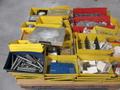 Hardware and Fasteners in Plastic Bins, Various Types, Nuts and Bolts, Screws, Plastic Plumbing Fittings, Threaded Rod, Set Screws- Auction Item