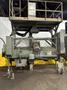 3&quot; BCP MODEL #A4-7620 3-WHEEL COIL BAR PASS -THROUGH BLAST MACHINE, RECLAIM &amp; DUST COLLECTOR: STOCK #20000