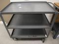JamCo Steel 3 Shelf Rolling Shop Cart- Auction Item
