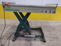 3800 LBS X 60" X 42" SOUTHWORTH MODEL #LS4-36 HYDRAULIC SCISSOR LIFT TABLE WITH ROLLER TOP, 110 VOLT: STOCK #20880