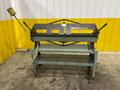 4' X 16 GAUGE ROPER WHITNEY MODEL #U416 MANUAL FINGER BOX &amp; PAN BRAKE W/ STAND: YOBRO #23907