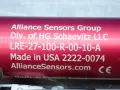 ALLIANCE SENSORS GROUP 2 LINEAR VARIABLE INDUCTIVE TRANSDUCER POSITION SENSORS  -  LRE-27-100-R-00-10-A
