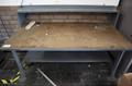 Steel Frame Work Bench with Particle Board Top and Upper and Lower Shelves- Auction Item