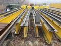 150’ LONG X 15 TON CRANE RUNWAY SYSTEM, INCLUDES I-BEAM RUNWAY &amp; UPRIGHTS: YOBRO #24732