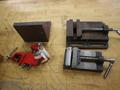 Drill Vises 3" &amp; 4", Angle Plate 5" x 5" x 5", Bench Vise 3"- Auction Item