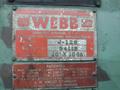 10&#039; X 10 GAUGE WEBB MODEL HMC-B/J128 SEAM WELDER: STOCK #22317