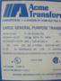 Acme 30 kVA Three Phase Transformer