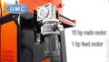 FP-2560 Heavy Duty Sander machine weight 2,950LBS, 10HP main motor, super strong