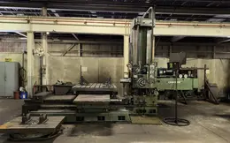 4" DAEWOO D110RT TABLE TYPE HORIZONTAL BORING MILL. STOCK # 0546126