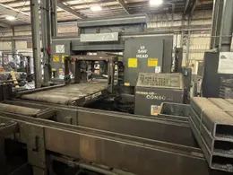 44" X 25" HEM WF190A-DC DUAL COLUMN WIDE FLANGE HORIZONTAL BANDSAW. STOCK # 0981026