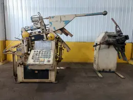 10,000 LB 5 TON X 12" X .156" LITTELL COIL FEED LINE WITH COIL REEL &amp; STRAIGHTENER: STOCK 14941